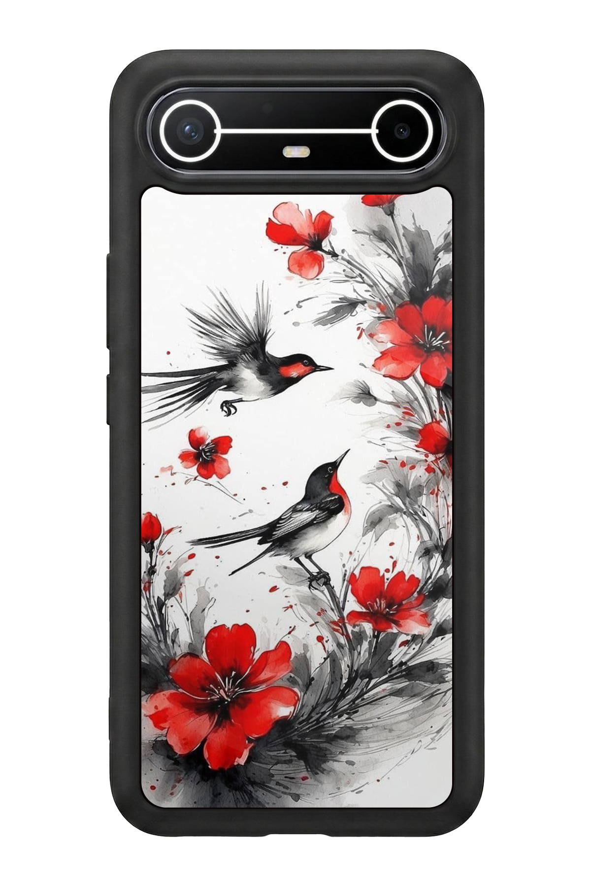 Tecno Spark Slim 5G Uyumlu Floral Tasarımlı Glossy Premium Kılıf