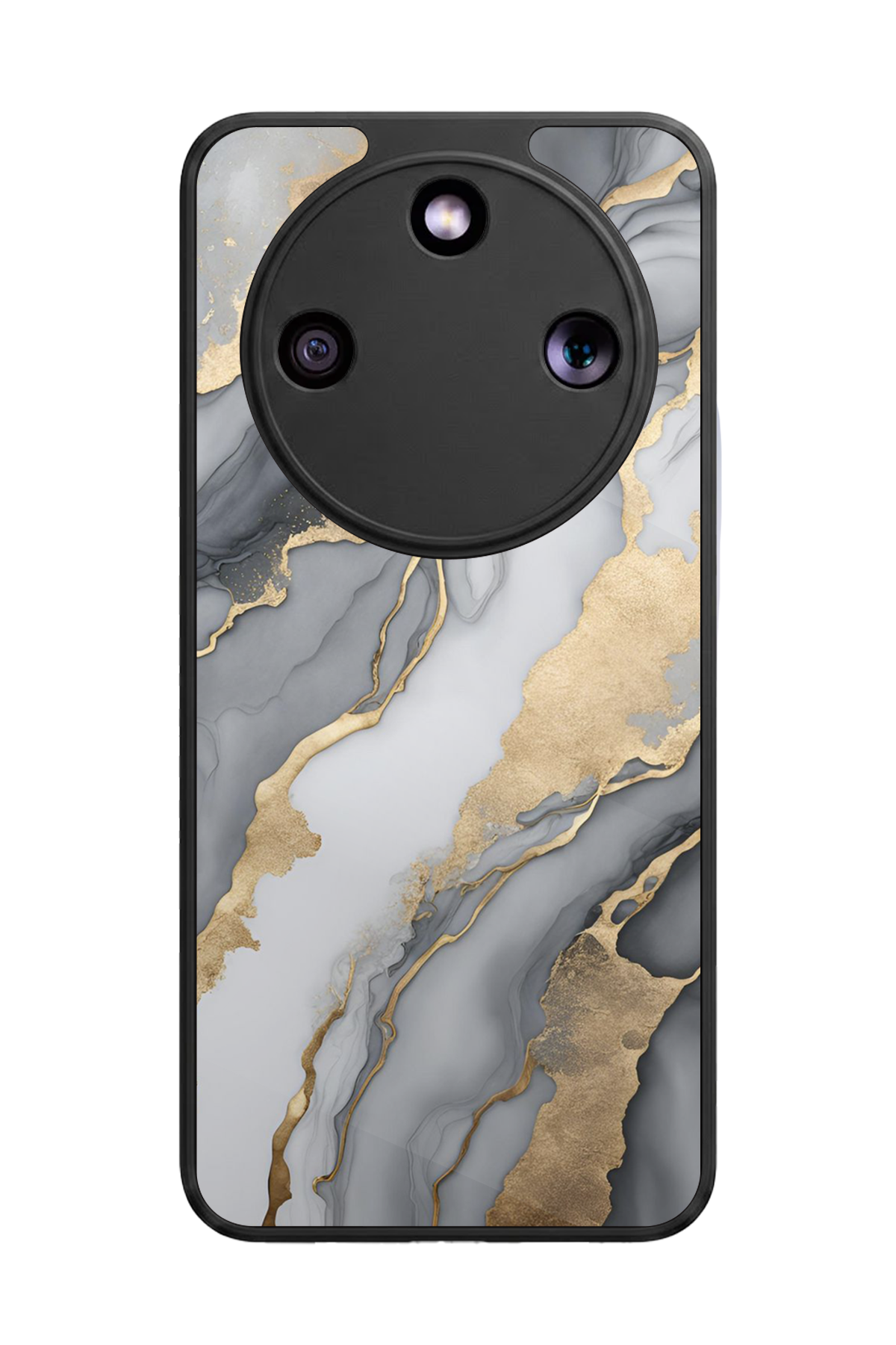 Honor Magic 8 Lite Uyumlu Mermer Marble Tasarımlı Glossy Premium Kılıf