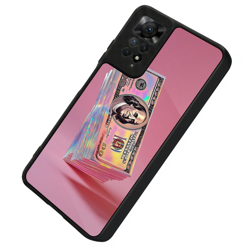 Xiaomi Redmi Note 12 Pro Uyumlu Money Para Tasarımlı Glossy Premium Kılıf