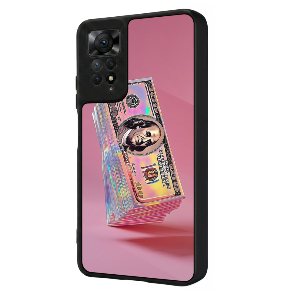 Xiaomi Redmi Note 12 Pro Uyumlu Money Para Tasarımlı Glossy Premium Kılıf