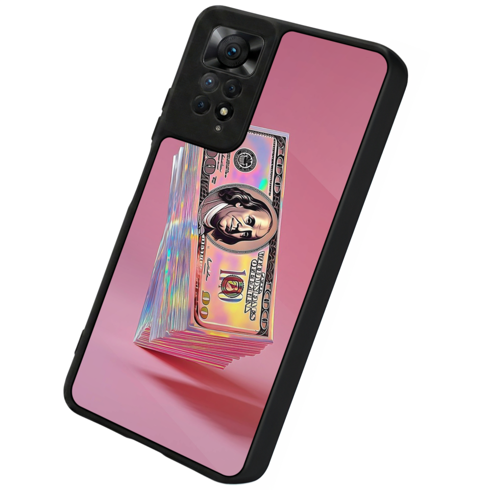Xiaomi Redmi Note 12 Pro Uyumlu Money Para Tasarımlı Glossy Premium Kılıf