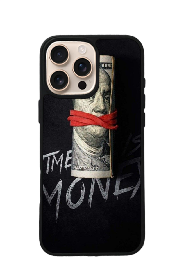 iPhone 16 Pro Max Uyumlu Para Tasarımlı Glossy Premium Kılıf