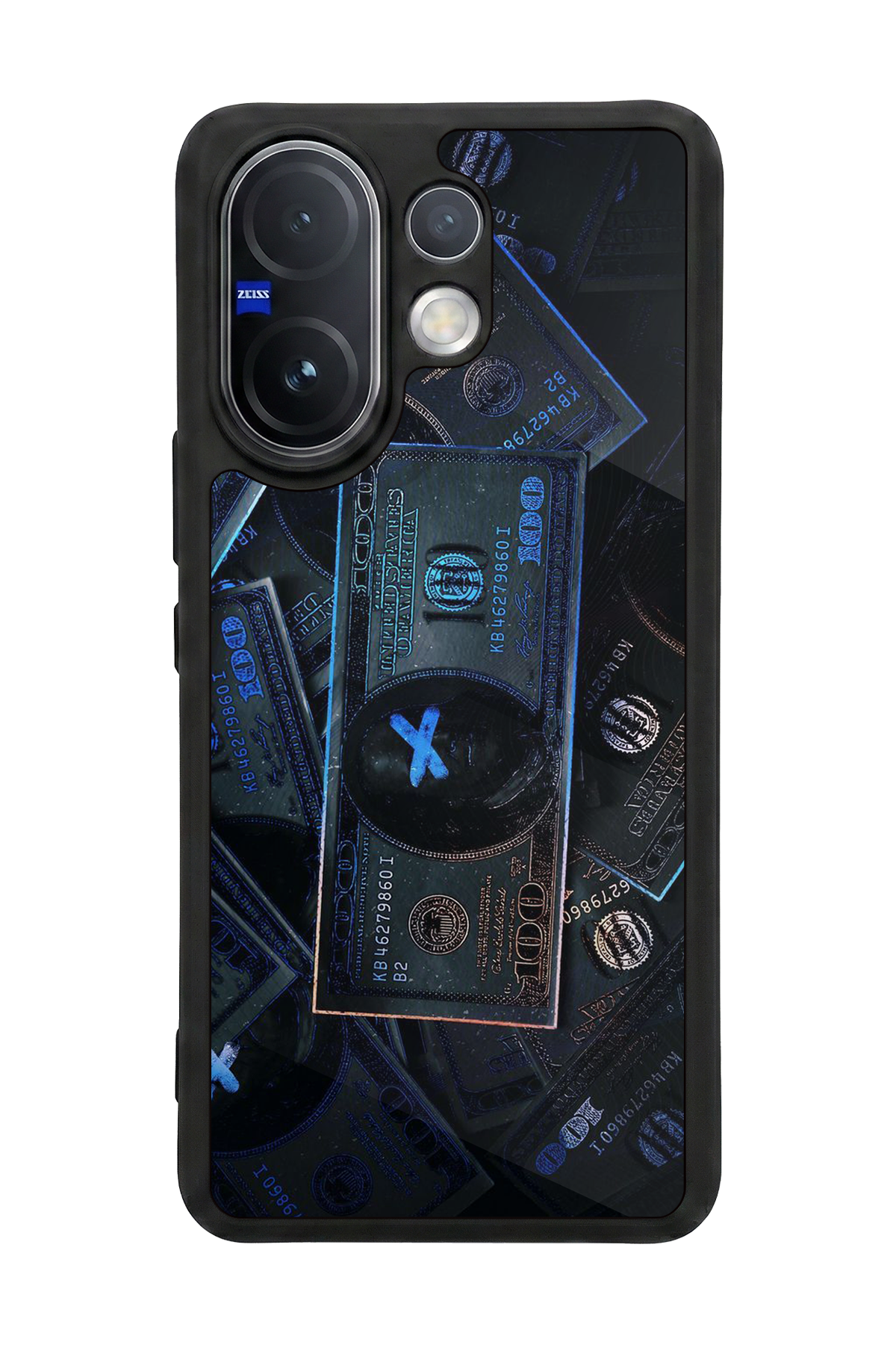 Vivo V60 Uyumlu Para Tasarımlı Glossy Premium Kılıf