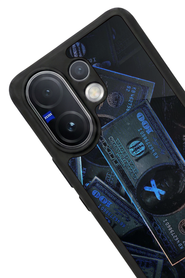 Vivo V60 Uyumlu Para Tasarımlı Glossy Premium Kılıf