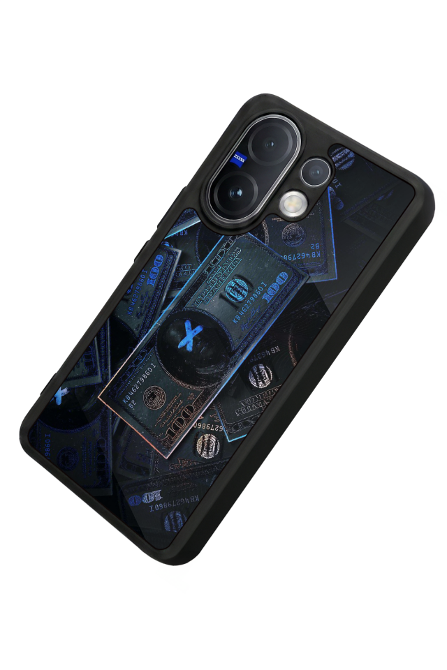 Vivo V60 Uyumlu Para Tasarımlı Glossy Premium Kılıf