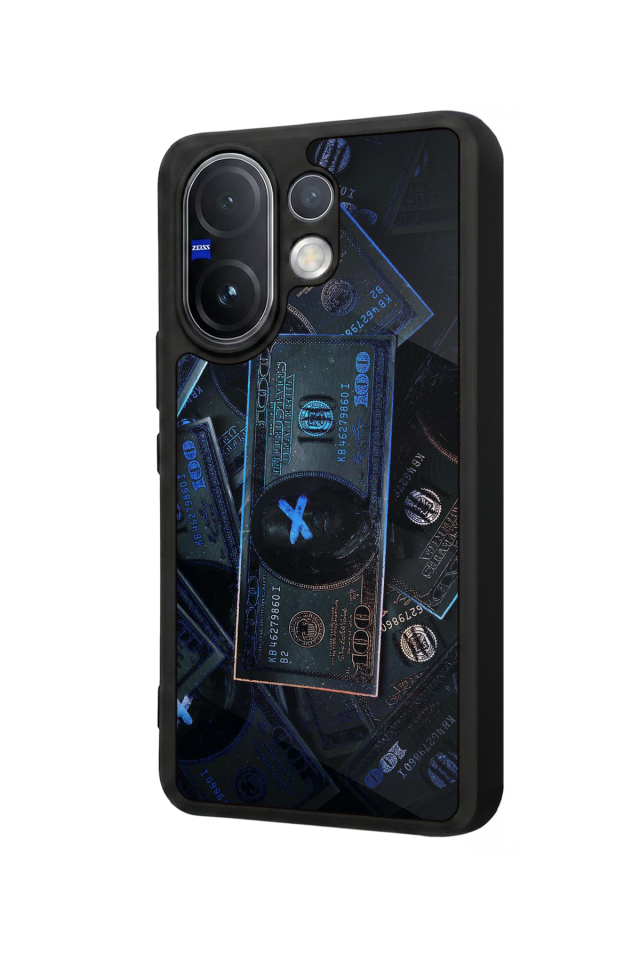 Vivo V60 Uyumlu Para Tasarımlı Glossy Premium Kılıf