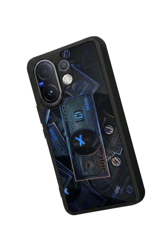 Vivo V60 Uyumlu Para Tasarımlı Glossy Premium Kılıf