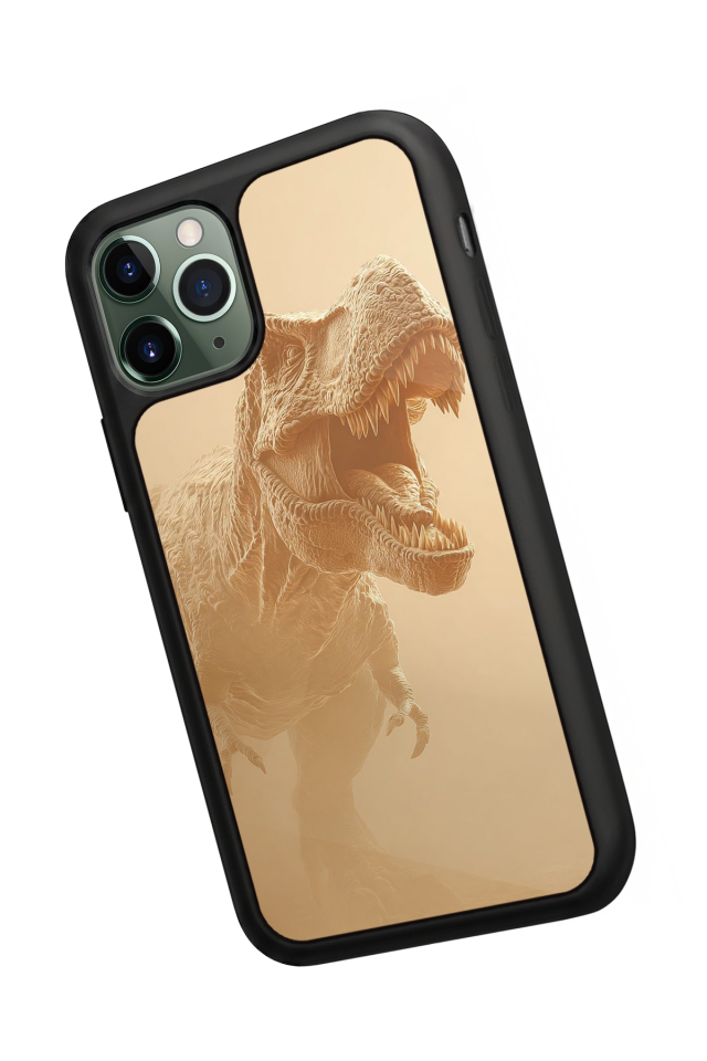 iPhone 11 Pro Uyumlu Dinazor Tasarımlı Glossy Premium Kılıf