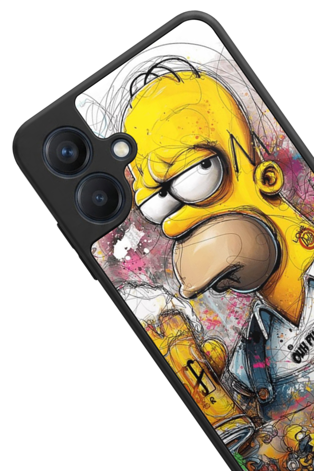 Samsung Galaxy A07 Uyumlu The Simpsons Tasarımlı Glossy Premium Kılıf