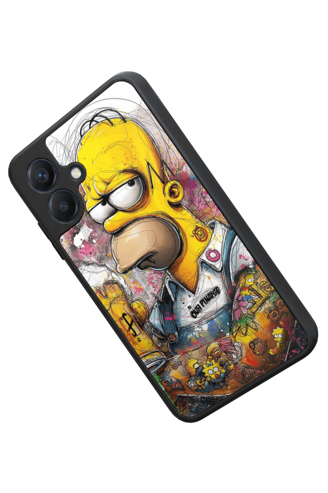 Samsung Galaxy A07 Uyumlu The Simpsons Tasarımlı Glossy Premium Kılıf