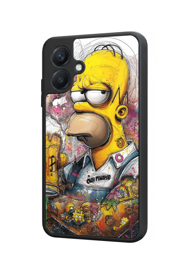 Samsung Galaxy A07 Uyumlu The Simpsons Tasarımlı Glossy Premium Kılıf