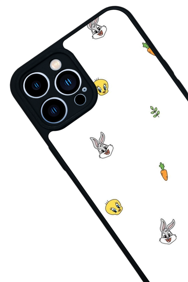iPhone 12 Pro Max Uyumlu Tweety Tasarımlı Glossy Premium Kılıf