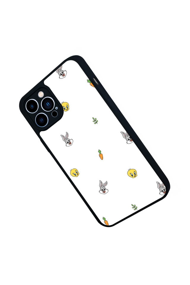 iPhone 12 Pro Max Uyumlu Tweety Tasarımlı Glossy Premium Kılıf