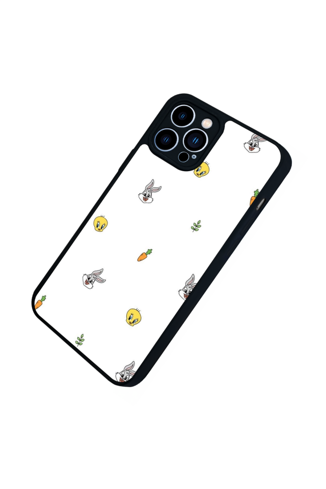 iPhone 12 Pro Max Uyumlu Tweety Tasarımlı Glossy Premium Kılıf