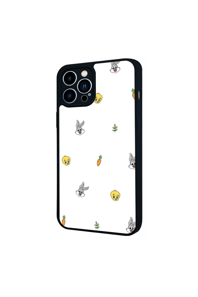 iPhone 12 Pro Max Uyumlu Tweety Tasarımlı Glossy Premium Kılıf