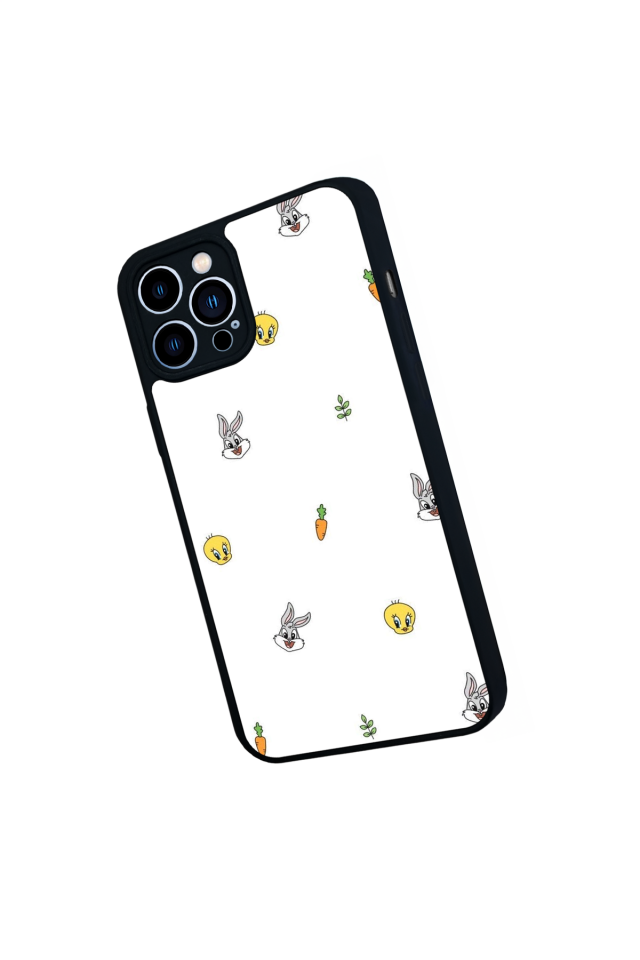 iPhone 12 Pro Max Uyumlu Tweety Tasarımlı Glossy Premium Kılıf