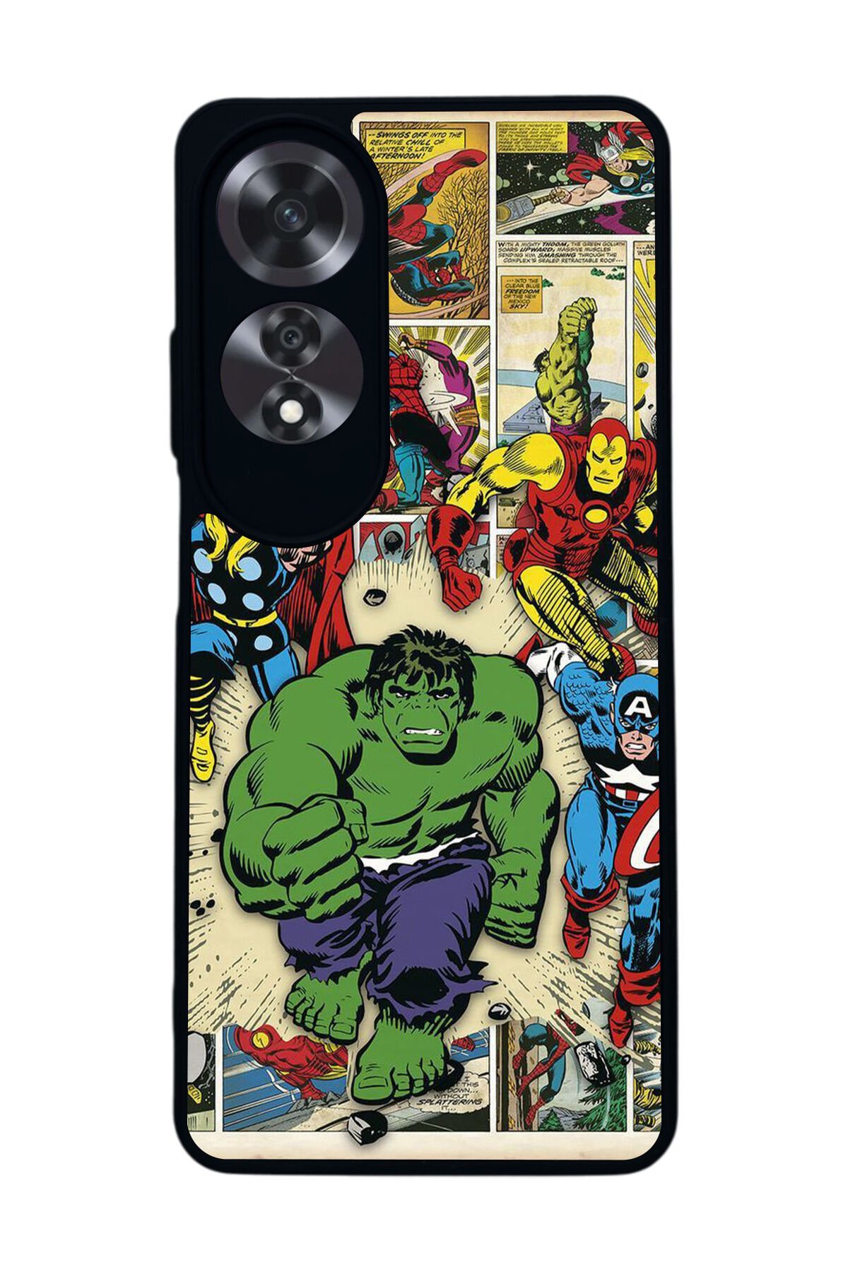 Oppo A60 Mat Siyah uyumlu Kılıf – Yumuşak Silikon, Koruyucu, Şok Emici Kapak