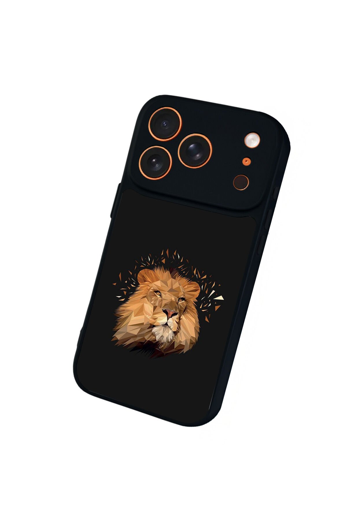 iPhone 17 Pro Max Uyumlu Aslan Tasarımlı Glossy Premium Kılıf
