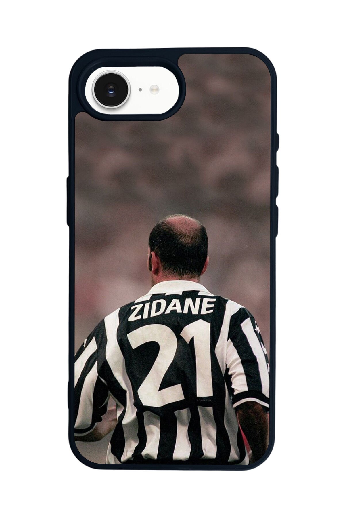 iPhone 16E Uyumlu Zidane Tasarımlı Glossy Premium Kılıf