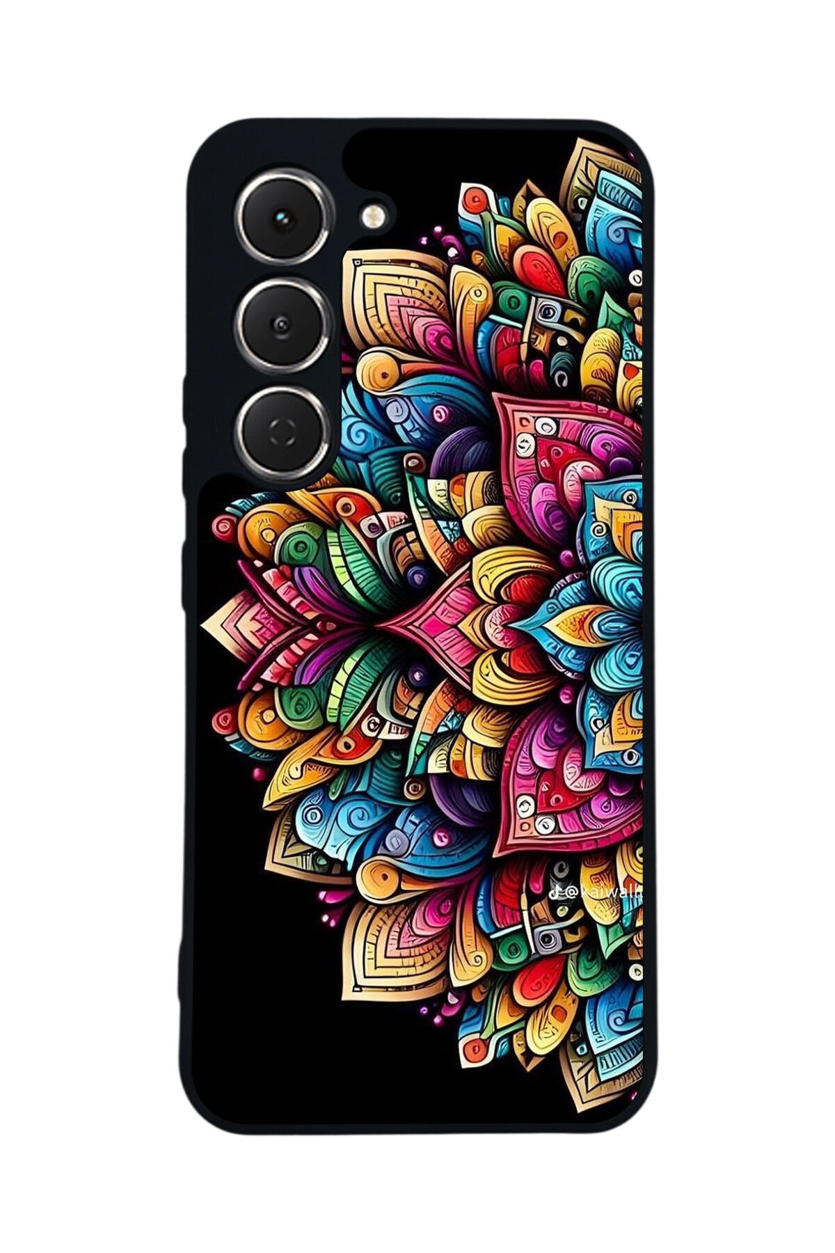 Tecno Spark 40 Pro Uyumlu Mandala Tasarımlı Glossy Premium Kılıf