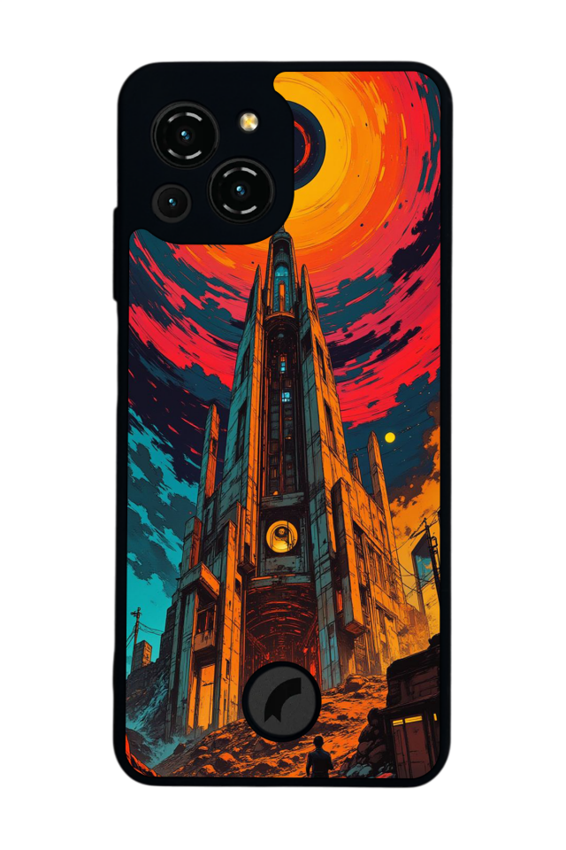 Reeder S23 Pro Max Uyumlu Abstract Tasarımlı Glossy Premium Kılıf