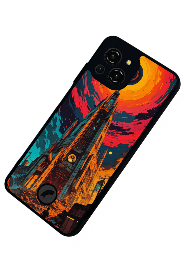 Reeder S23 Pro Max Uyumlu Abstract Tasarımlı Glossy Premium Kılıf