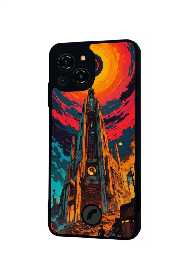 Reeder S23 Pro Max Uyumlu Abstract Tasarımlı Glossy Premium Kılıf