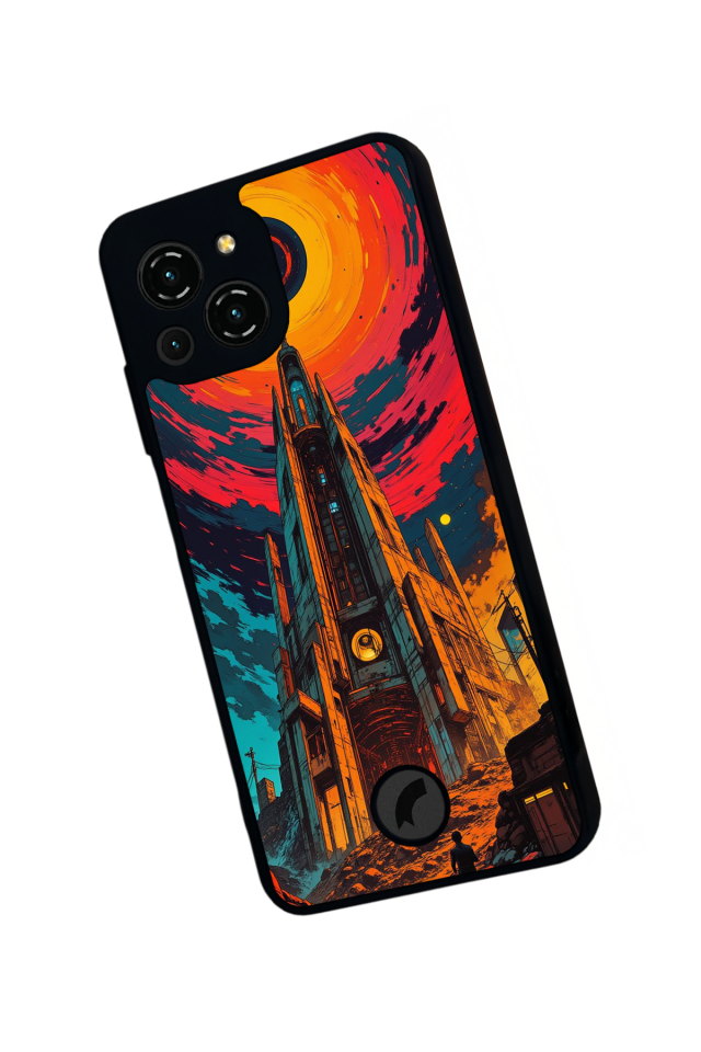 Reeder S23 Pro Max Uyumlu Abstract Tasarımlı Glossy Premium Kılıf