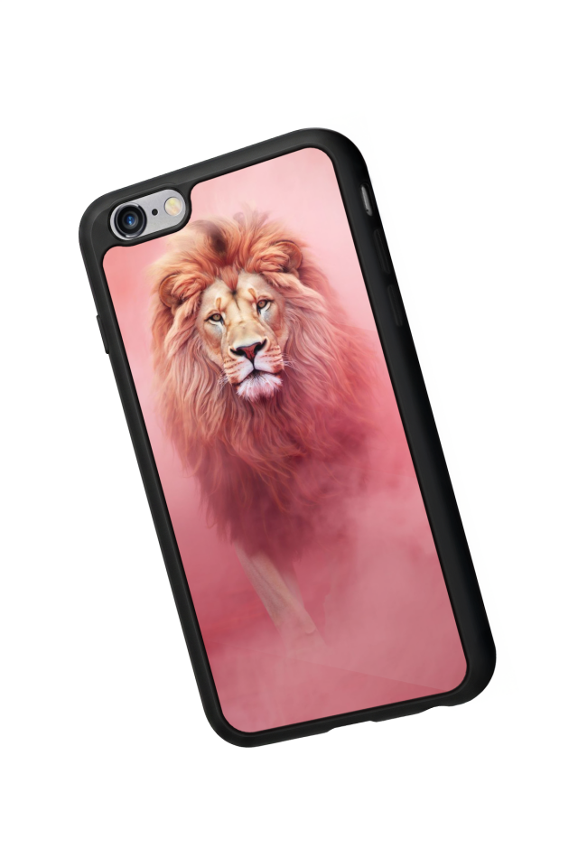 iPhone 6s Plus Uyumlu Aslan Tasarımlı Glossy Premium Kılıf