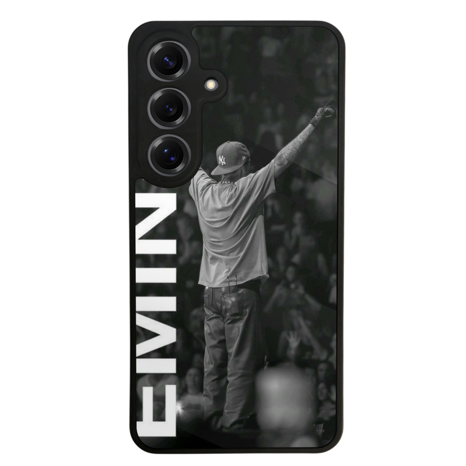 Samsung Galaxy S25 Uyumlu Eminem Tasarımlı Glossy Premium Kılıf