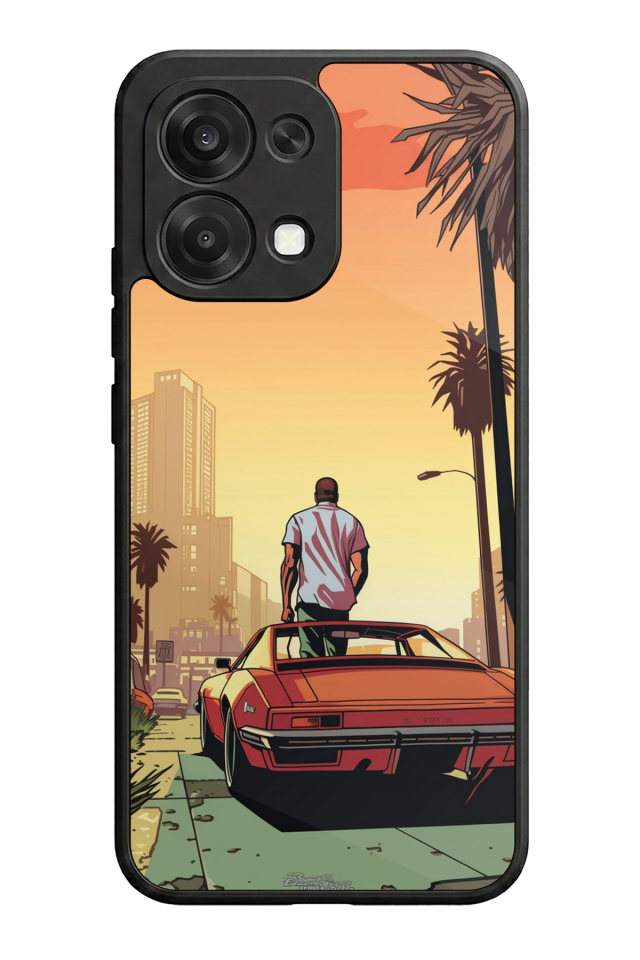 Oppo A6 Pro Uyumlu GTA Tasarımlı Glossy Premium Kılıf