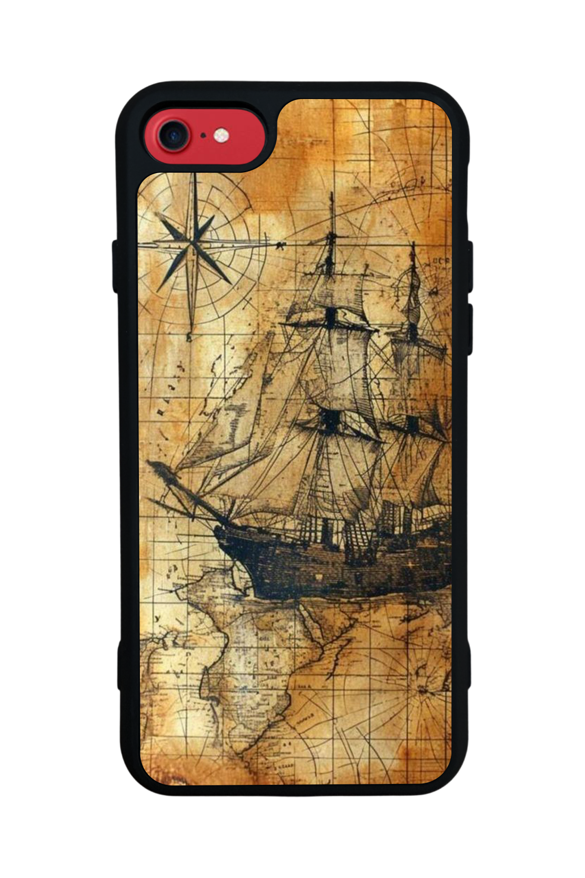 iPhone 8 Uyumlu Korsan Tasarımlı Glossy Premium Kılıf