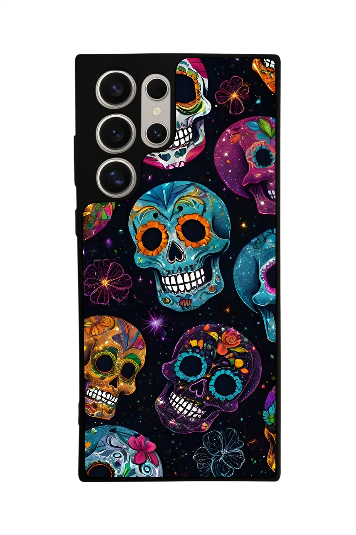 Samsung Galaxy S23 Ultra Uyumlu KuruKafa Tasarımlı Glossy Premium Kılıf