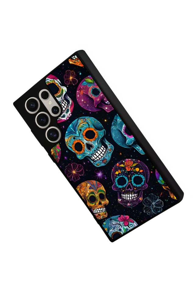 Samsung Galaxy S23 Ultra Uyumlu KuruKafa Tasarımlı Glossy Premium Kılıf