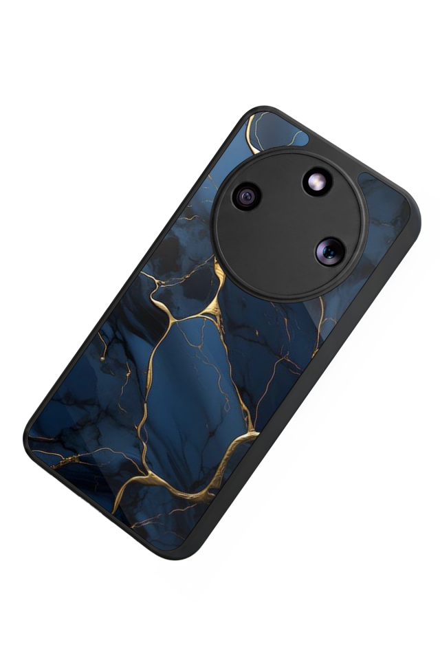 Honor Magic 8 Lite Uyumlu Mermer Marble Tasarımlı Glossy Premium Kılıf