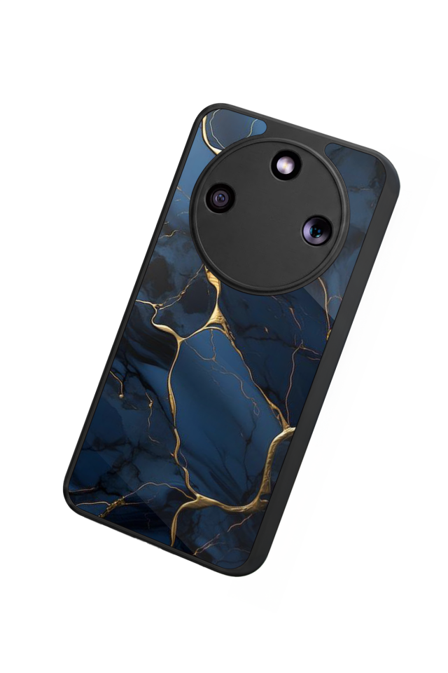 Honor Magic 8 Lite Uyumlu Mermer Marble Tasarımlı Glossy Premium Kılıf