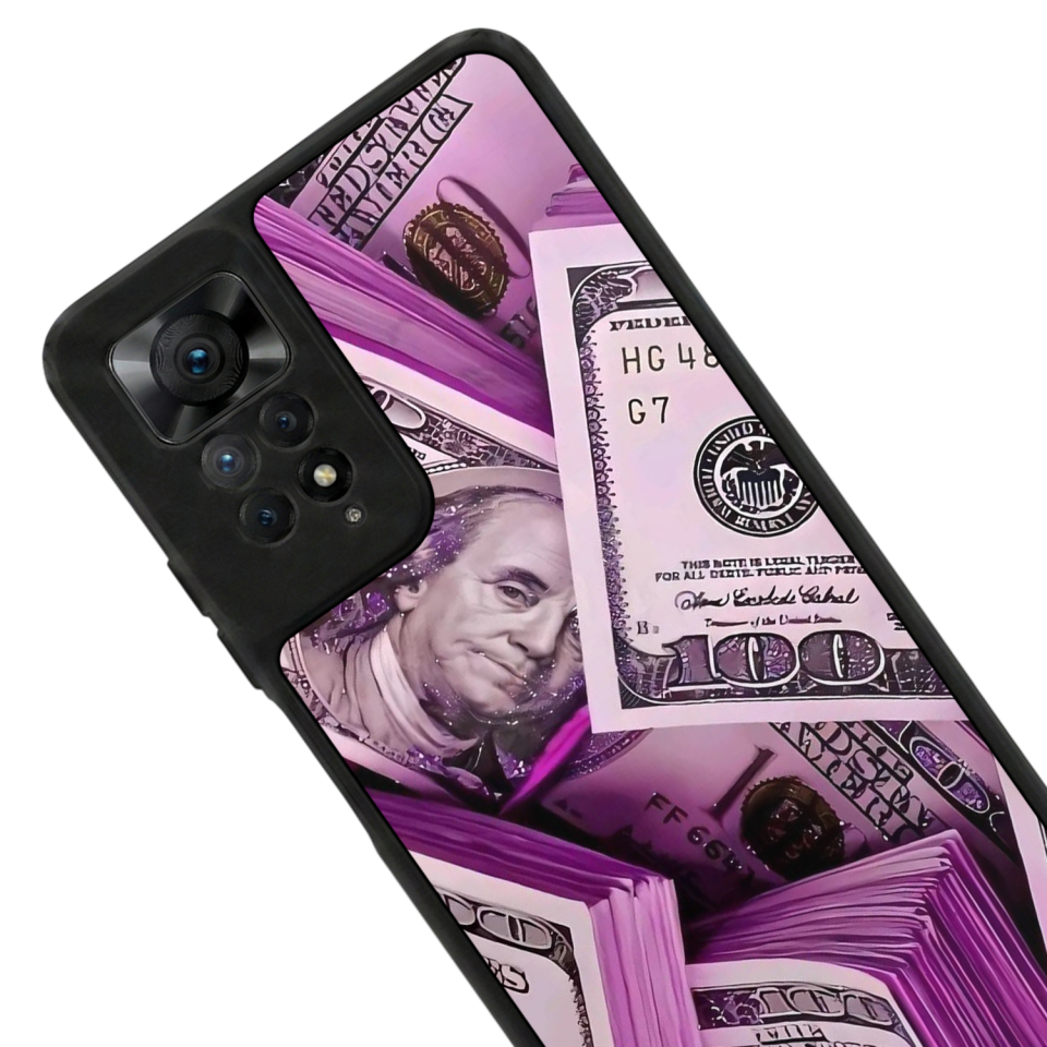 Xiaomi Redmi Note 12 Pro Uyumlu Money Para Tasarımlı Glossy Premium Kılıf