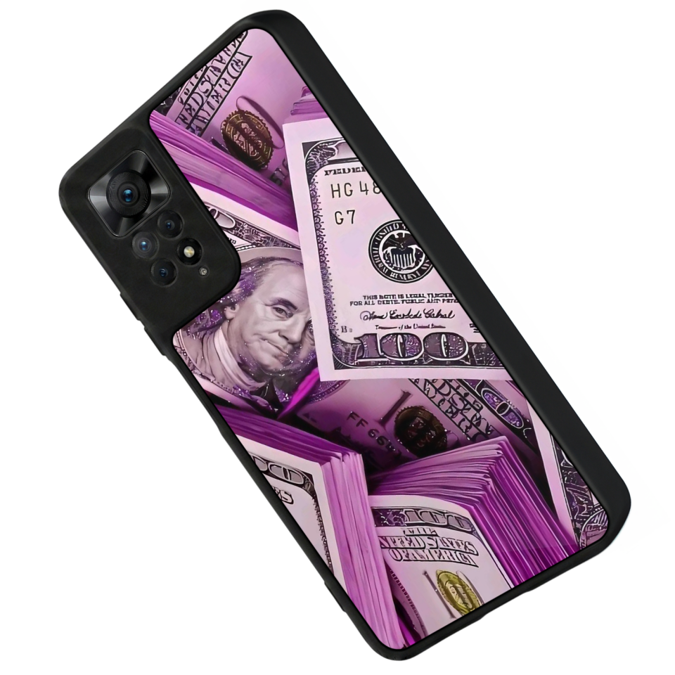 Xiaomi Redmi Note 12 Pro Uyumlu Money Para Tasarımlı Glossy Premium Kılıf