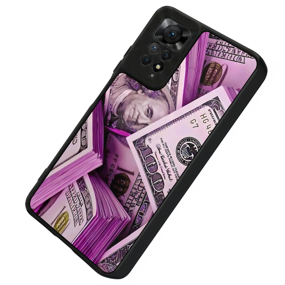 Xiaomi Redmi Note 12 Pro Uyumlu Money Para Tasarımlı Glossy Premium Kılıf
