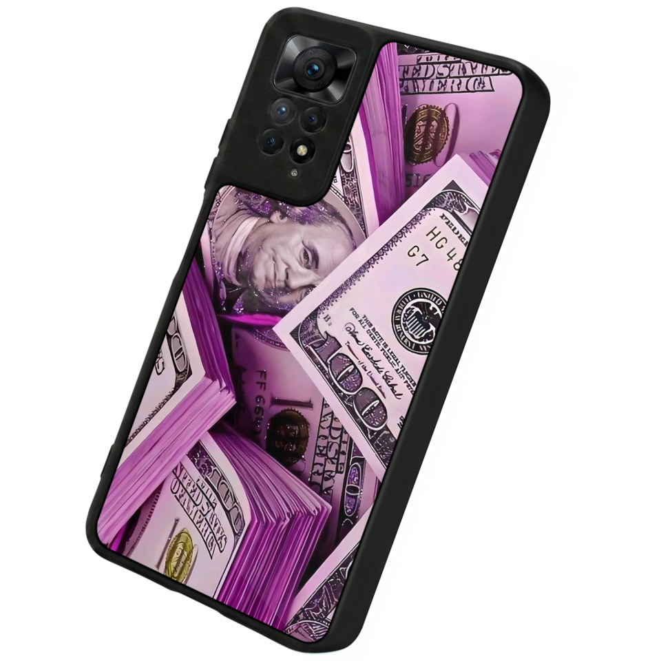 Xiaomi Redmi Note 12 Pro Uyumlu Money Para Tasarımlı Glossy Premium Kılıf