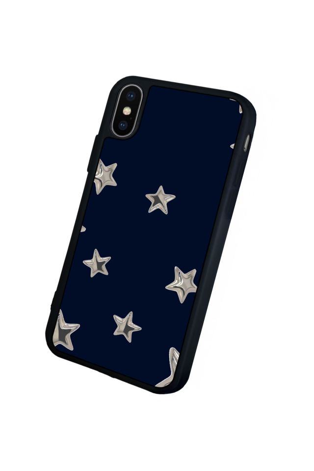 iPhone XS Max Uyumlu Retro Yildizlar Tasarımlı Glossy Premium Kılıf