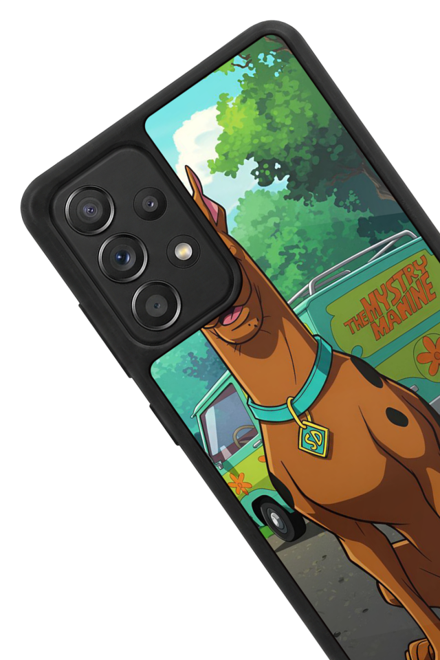 Samsung Galaxy A72 Uyumlu Scooby Doo Tasarımlı Glossy Premium Kılıf
