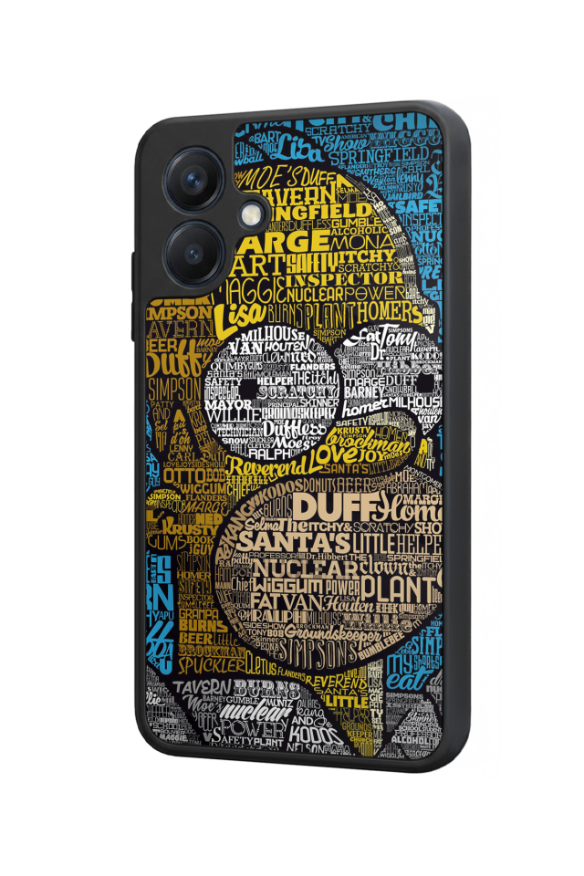 Samsung Galaxy A07 Uyumlu The Simpsons Tasarımlı Glossy Premium Kılıf