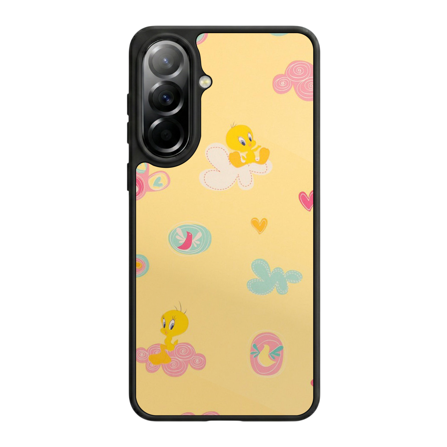 Samsung Galaxy A57 Uyumlu Tweety Tasarımlı Glossy Premium Kılıf