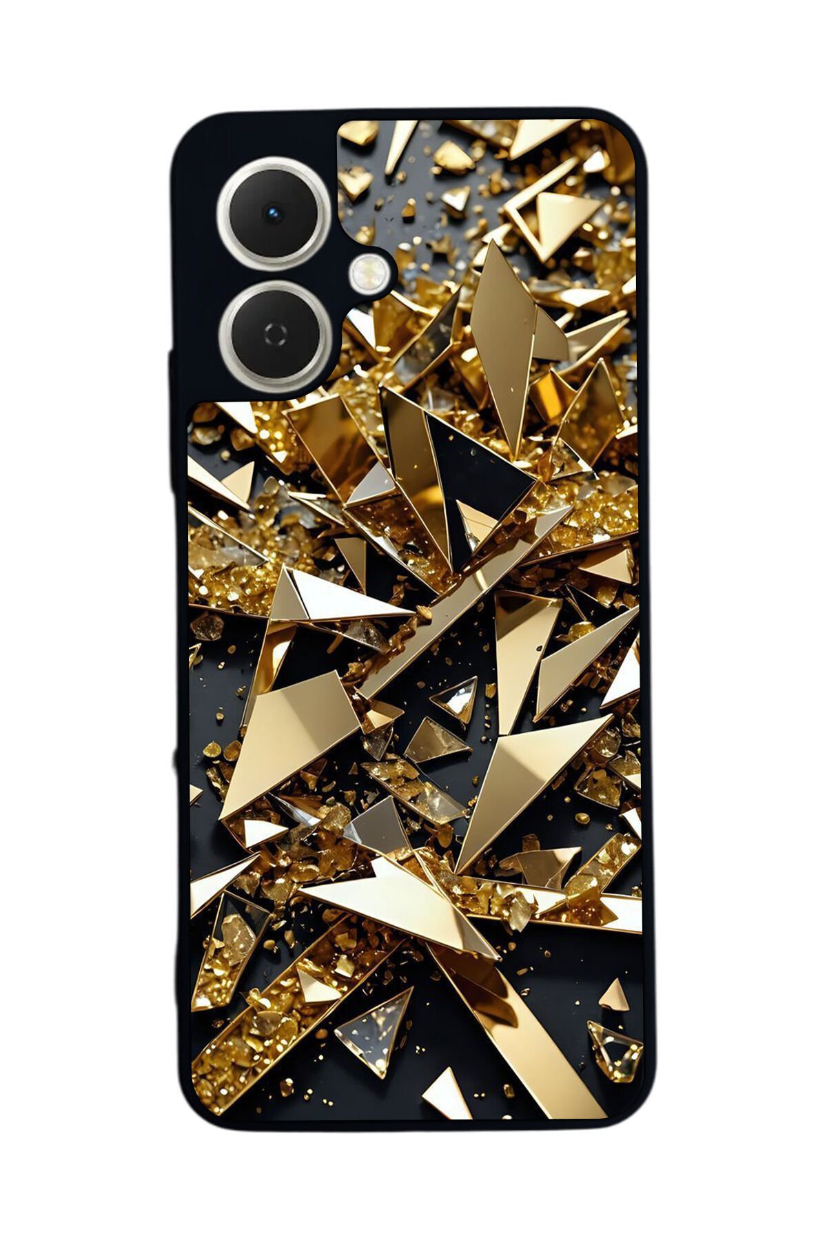 Tecno Spark GO 2 Uyumlu Mermer Marble Tasarımlı Glossy Premium Kılıf