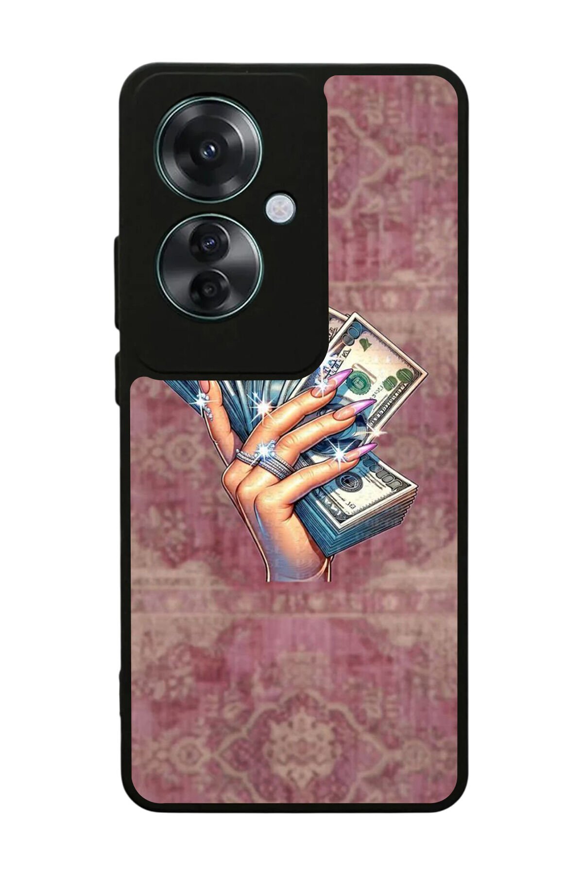 Oppo Reno 11F Uyumlu Money Para Tasarımlı Glossy Premium Kılıf