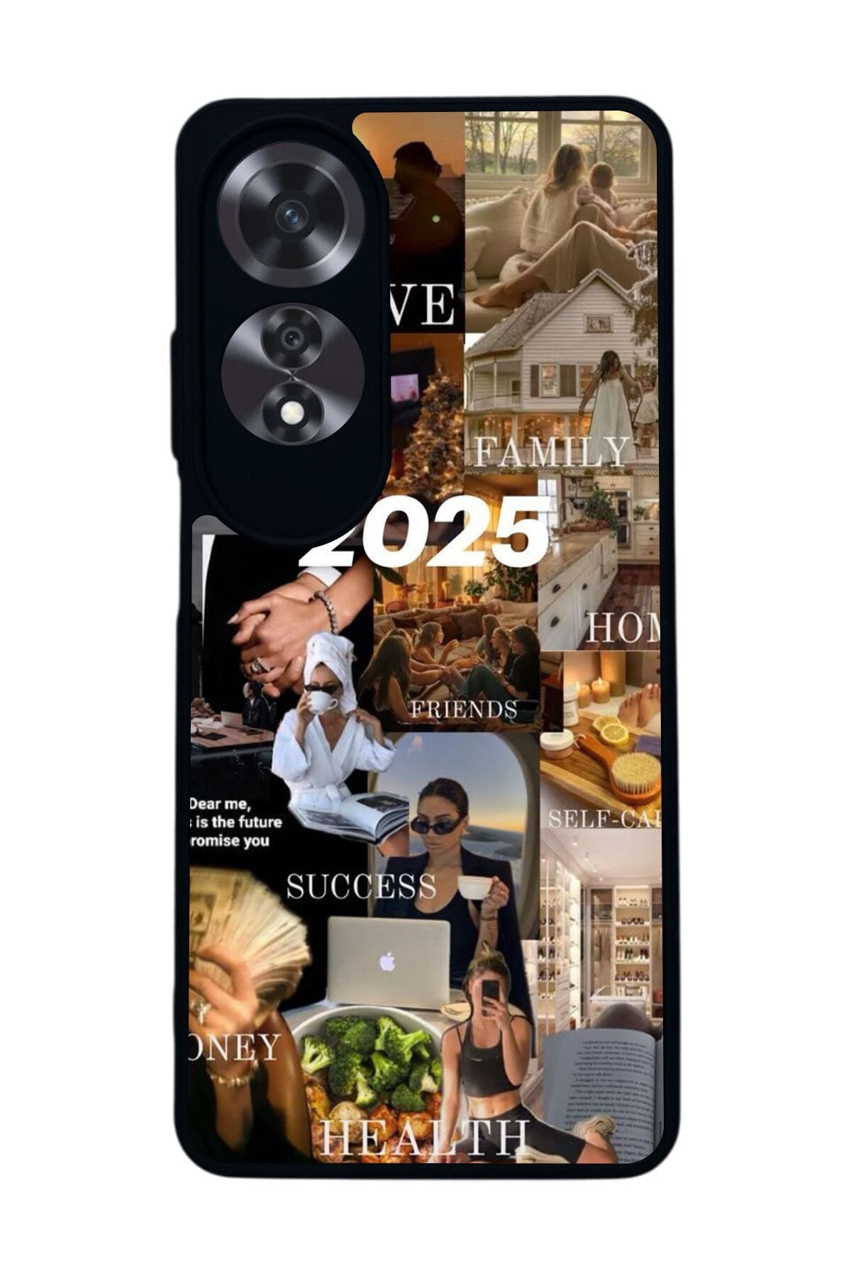 Oppo A60 Mat Siyah uyumlu Kılıf – Yumuşak Silikon, Koruyucu, Şok Emici Kapak