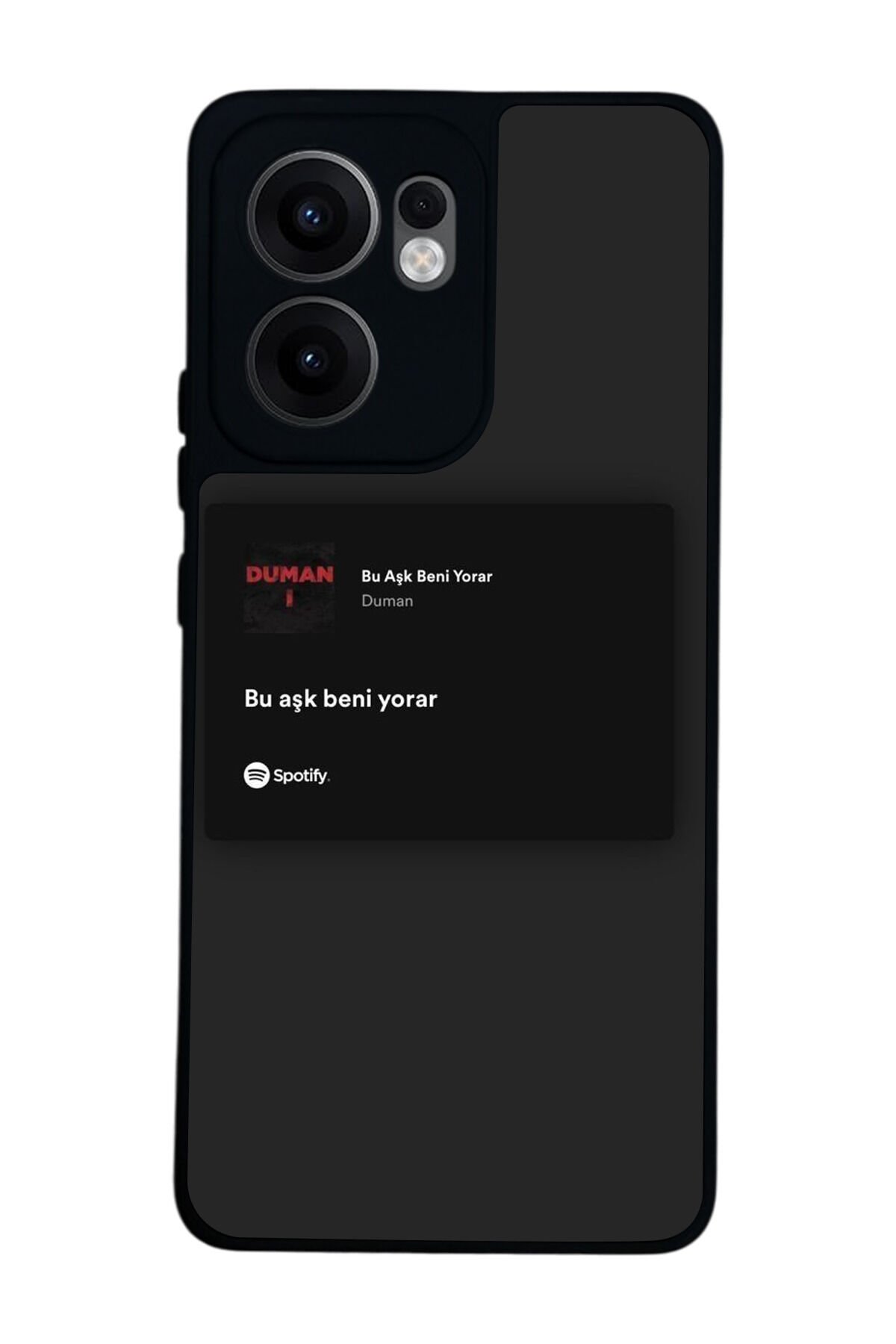 Oppo Reno 13F Uyumlu Sarki Sozleri Tasarımlı Glossy Premium Kılıf
