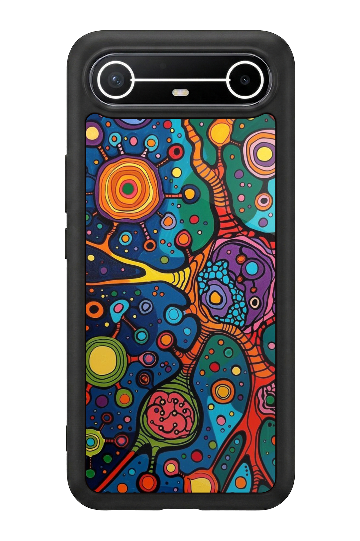 Tecno Spark Slim 5G Uyumlu Abstract Tasarımlı Glossy Premium Kılıf