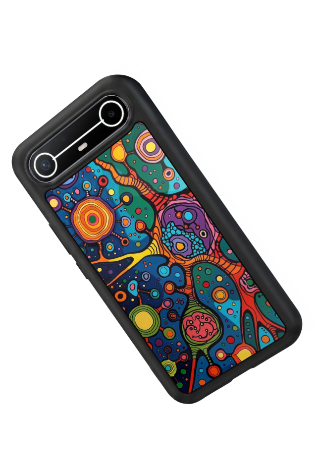 Tecno Spark Slim 5G Uyumlu Abstract Tasarımlı Glossy Premium Kılıf